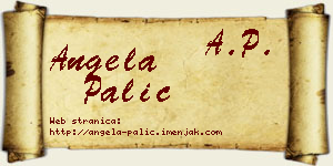 Angela Palić vizit kartica